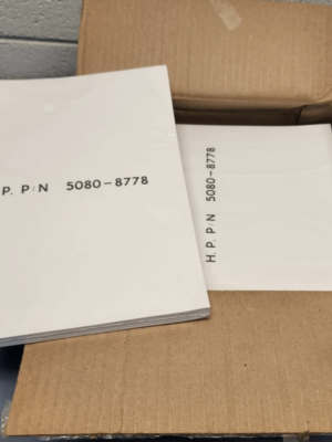 Papel térmico Graphic Controls para HP 5080-8778 / Waters 00991497 (plegable en Z, 8”)