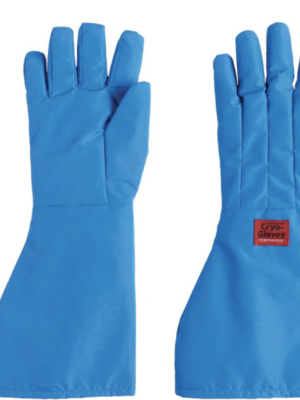 Guantes criogénicos Tempshield™ Cryo-Gloves™ impermeables azules, longitud hasta el codo