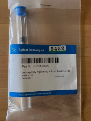 Jet FID universal 0.018" ID Agilent para GC (reemplazado por 5200-0177)