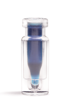 Viales de polipropileno 250 µL con inserto de vidrio – 100/pk